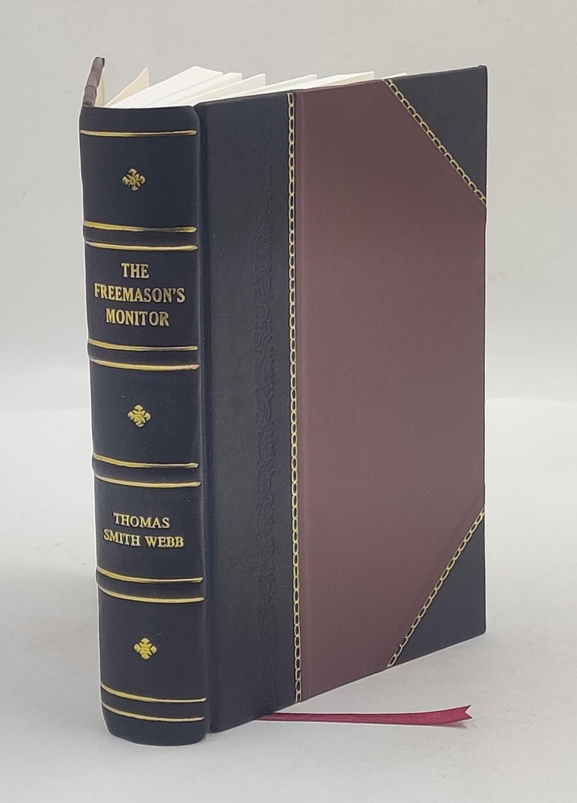 The freemason\'s monitor 1859 by Webb  Thomas Smith [Leather Crafted]