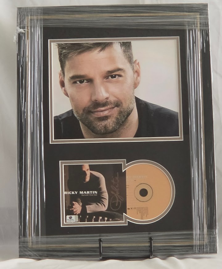 Ricky Martin signed Autographed She's All I Ever Had CD Global Authentics COA