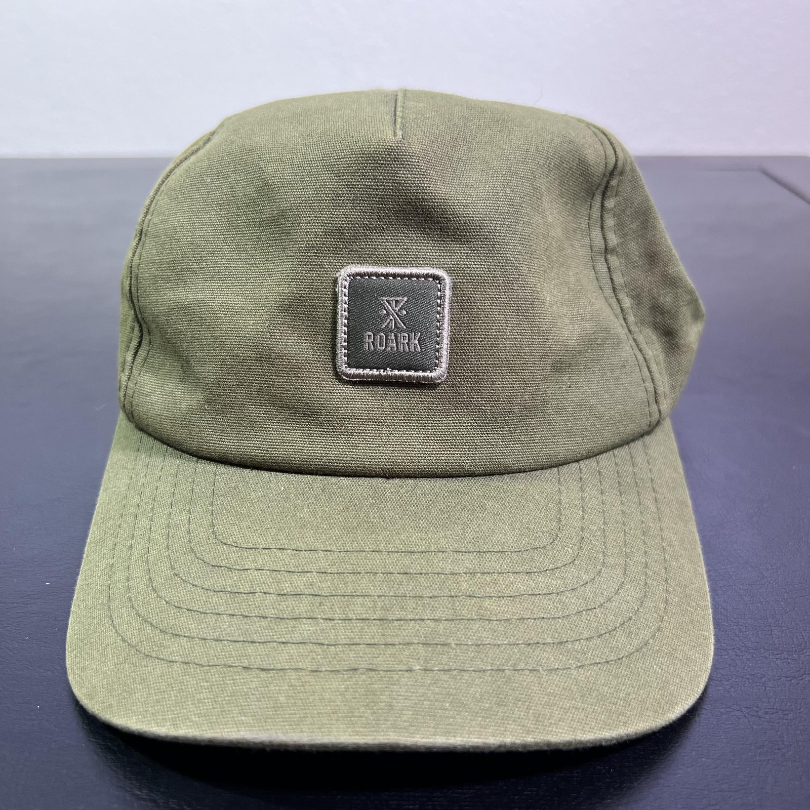 Roark Artifacts Of Adventure Hat Cap Strap Back One Size Mens Green Cotton Twill
