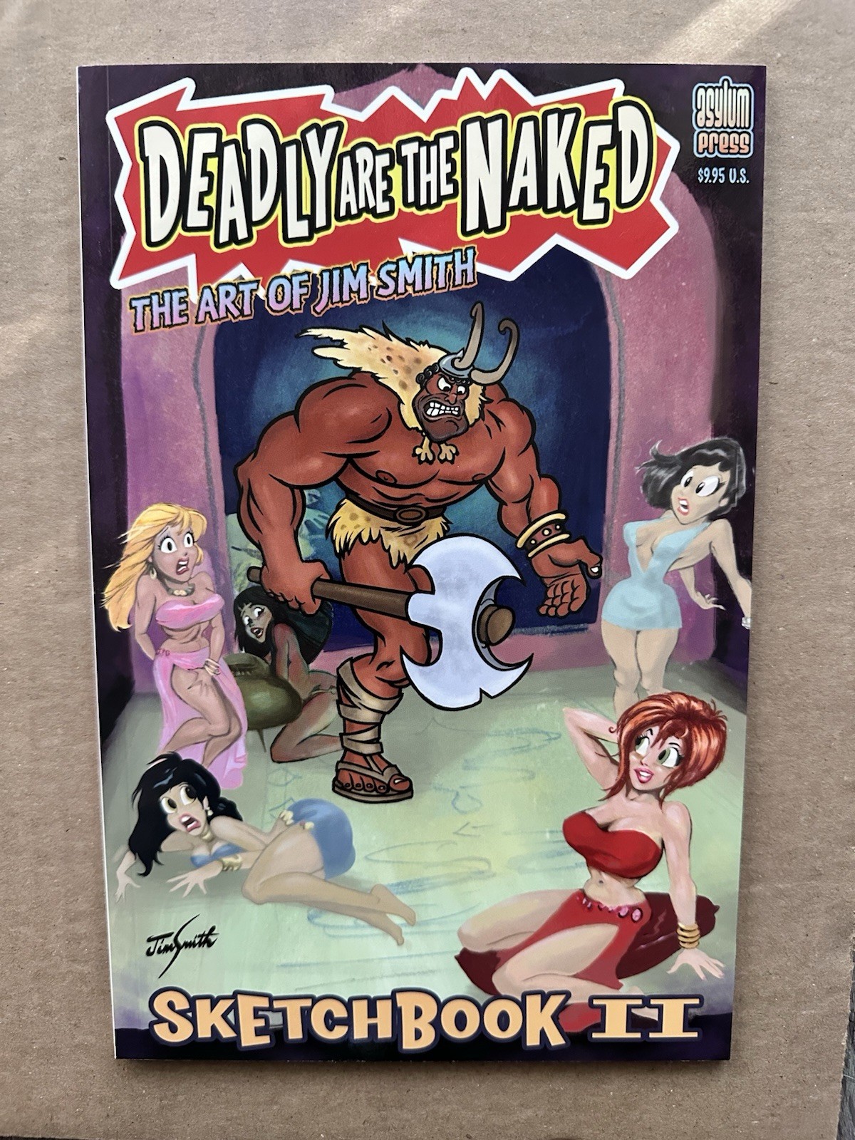 The Art Of Jim Smith Sketchbook 2: Deadly Are The Naked, VERY RARE, PRISTINE