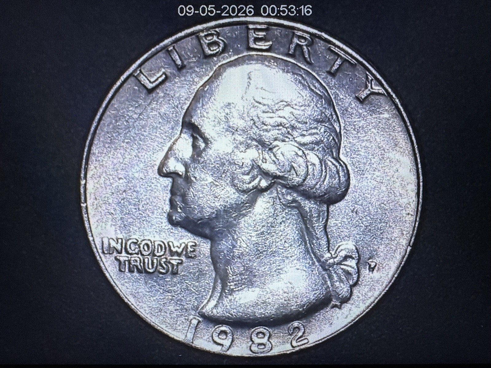1982 P Washington Quarter Error Filled P DDO & Rim Errors Very Rare 
