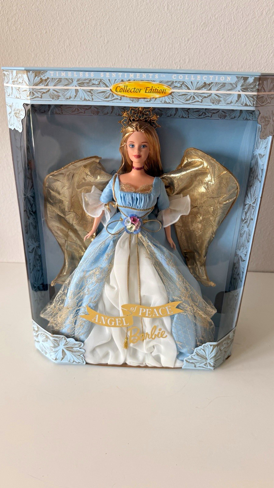 Barbie Timeless Sentiments Angel of Peace Collector Edition Doll NRFB 12in 1990B Barbie Timeless Sentiments Angel of Peace Collector Edition Doll NRFB 12in 1990B