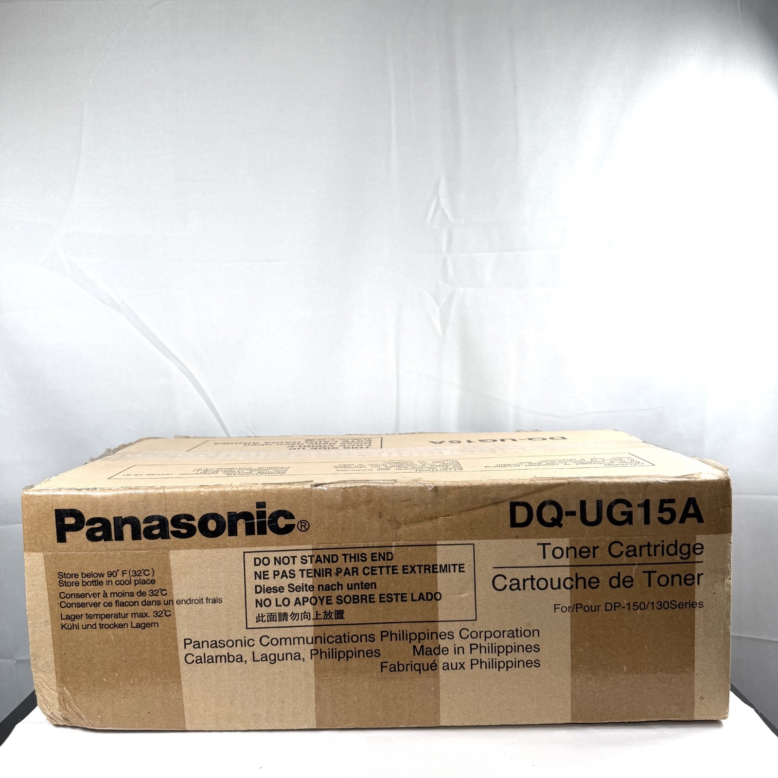Genuine Panasonic Black Laser Toner Cartridge / DQ-UG15A / New Genuine Panasonic Black Laser Toner Cartridge / DQ-UG15A / New