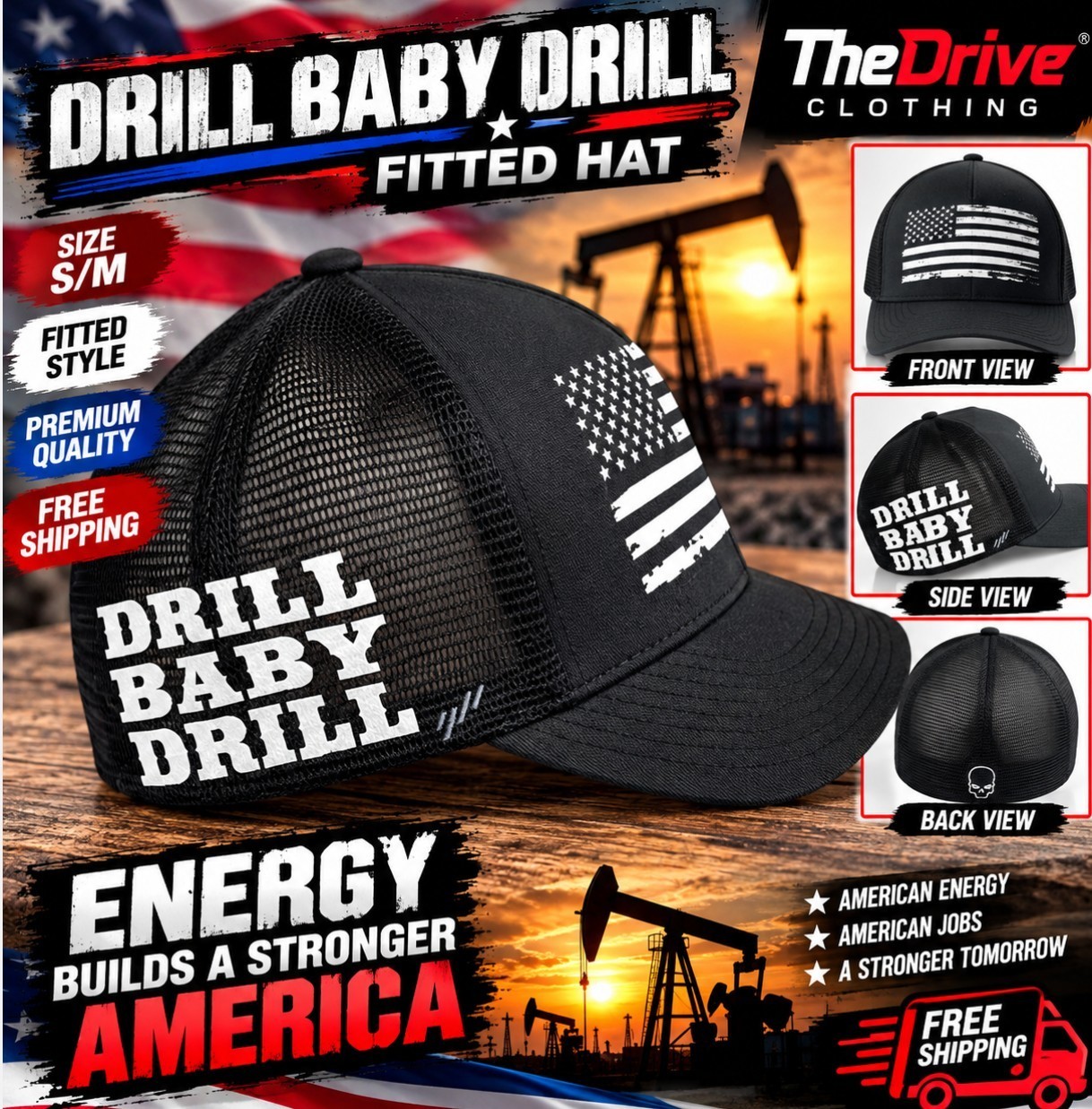  The Drive Clothing Hat Fitted \