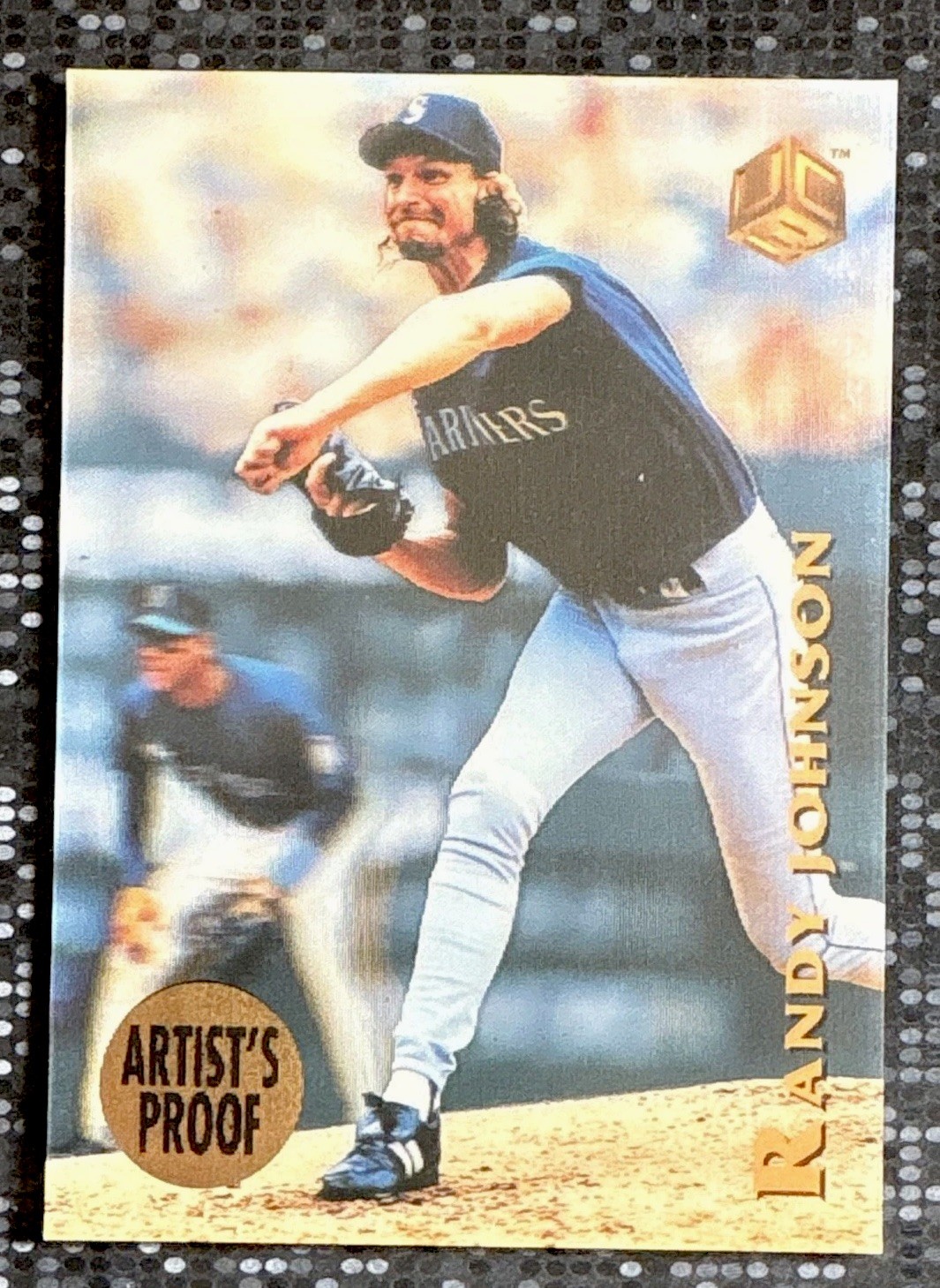 1995 Sportflix UC3 - Randy Johnson #130 Artist Proof - Seattle Mariners