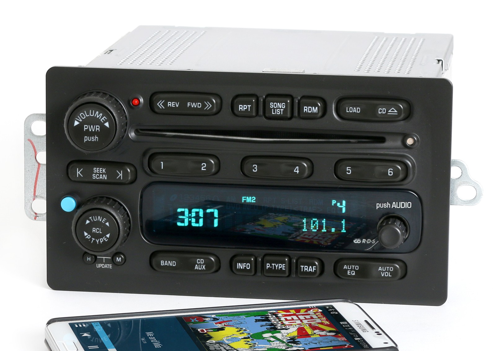 UNLOCKED GMC Chevy Truck 03-05 Radio AM FM 6 Disc CD w Bluetooth Music 15196055