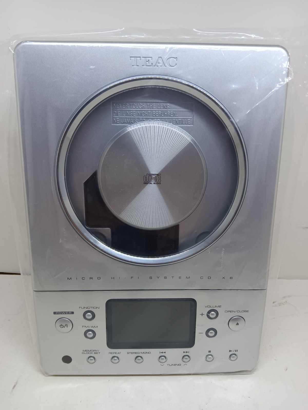 TEAC CD-X8 Micro Hi-Fi Stereo System AM/FM Radio Unit Only New Other Read*