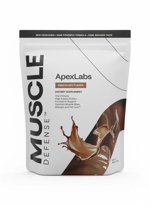 1-3 pack Apex Labs Muscle Defense Chocolate Flavor- 8.57 OZ - EXP 08/2028 US