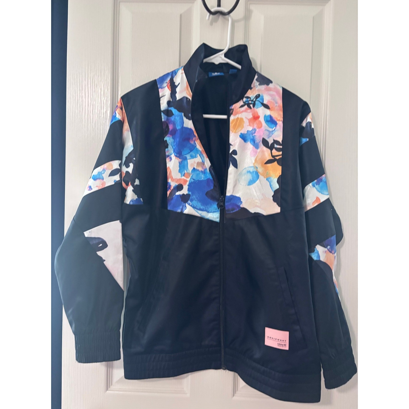 Adidas Originals EQT Floral Track Jacket Black Multicolor XL