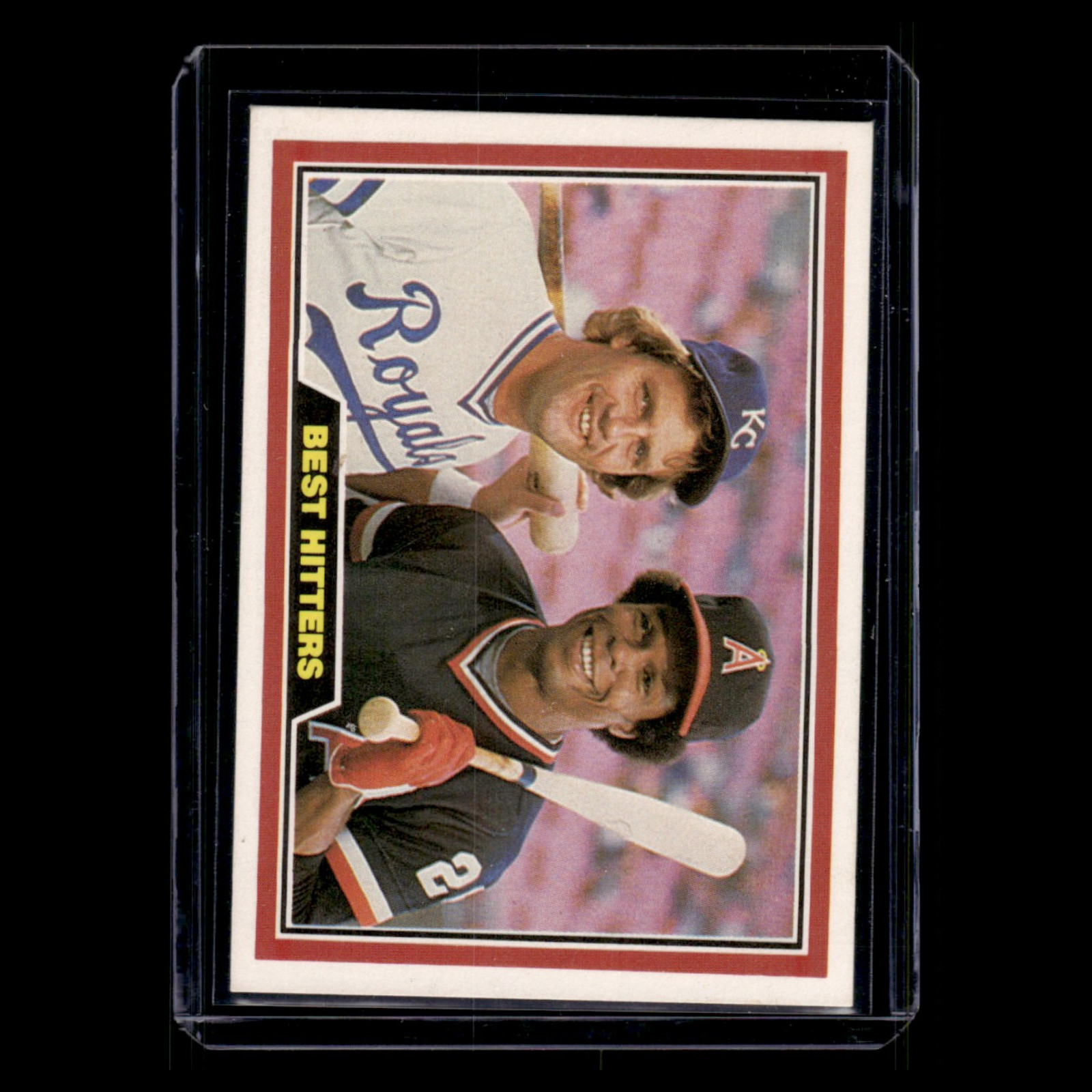 Best Hitters George Brett/Rod Carew #537 1981 Donruss Baseball Card MLB NM