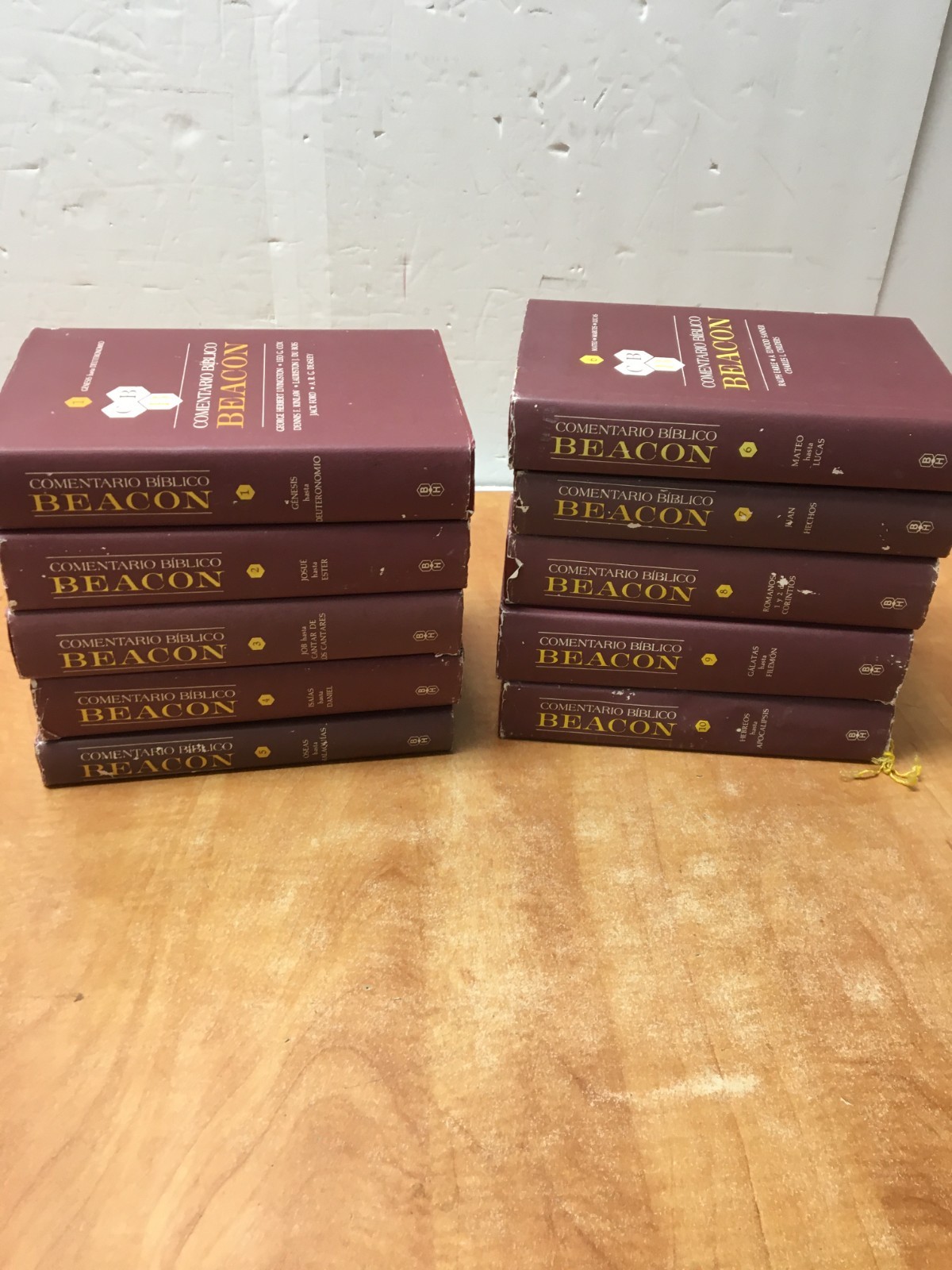 Beacon  COMENTARIO BIBLICO Spanish Bible Commentary vols 1-10 complete set  1984