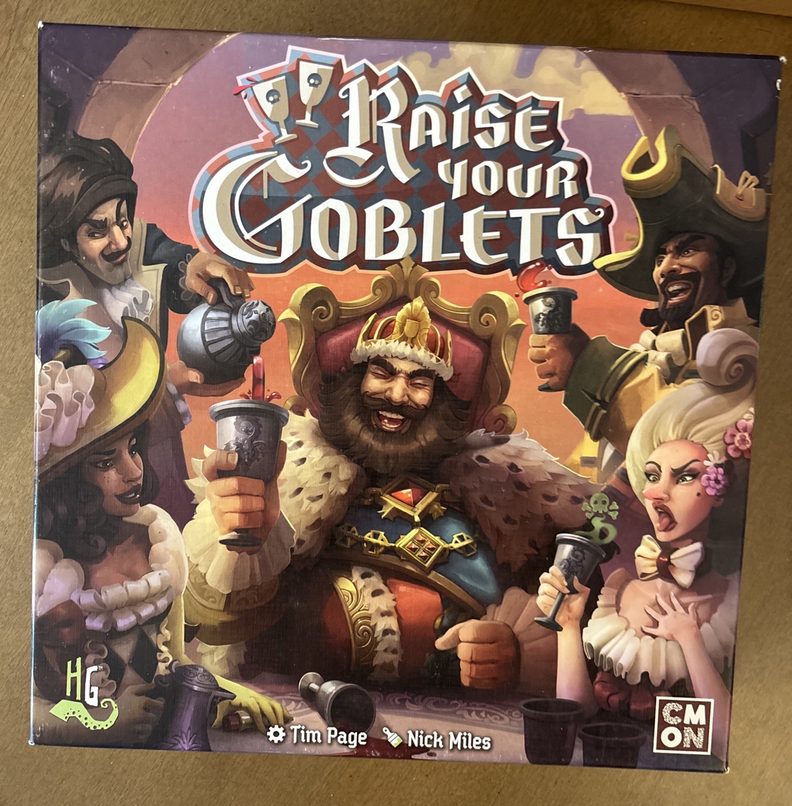 Raise Your Goblets Board Game 2016 CMON Horrible Games