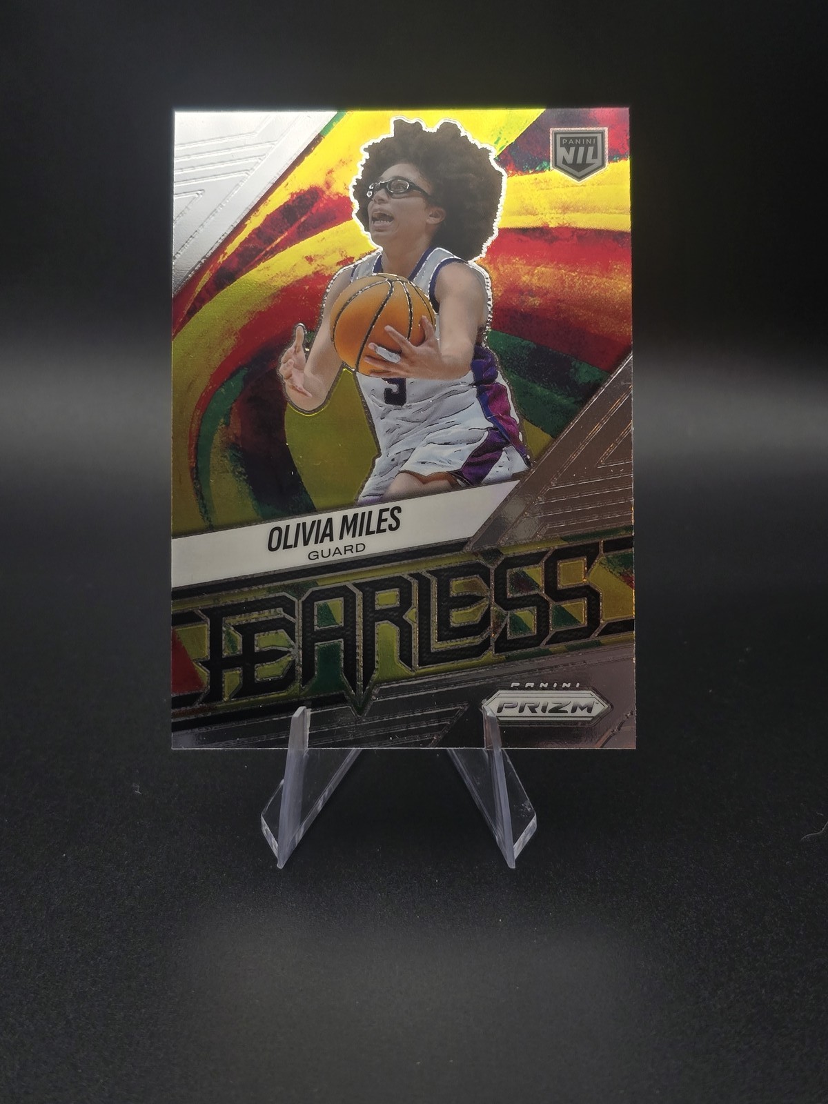 2025-26 Panini Prizm #24 Olivia Miles Fearless