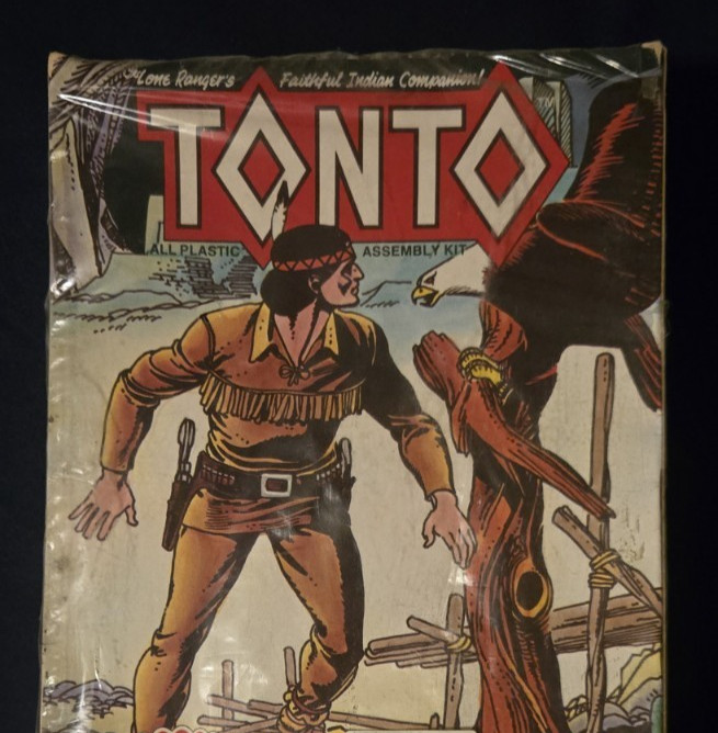 1974 Aurora Tonto Comic Scenes Vintage Sealed Model Kit
