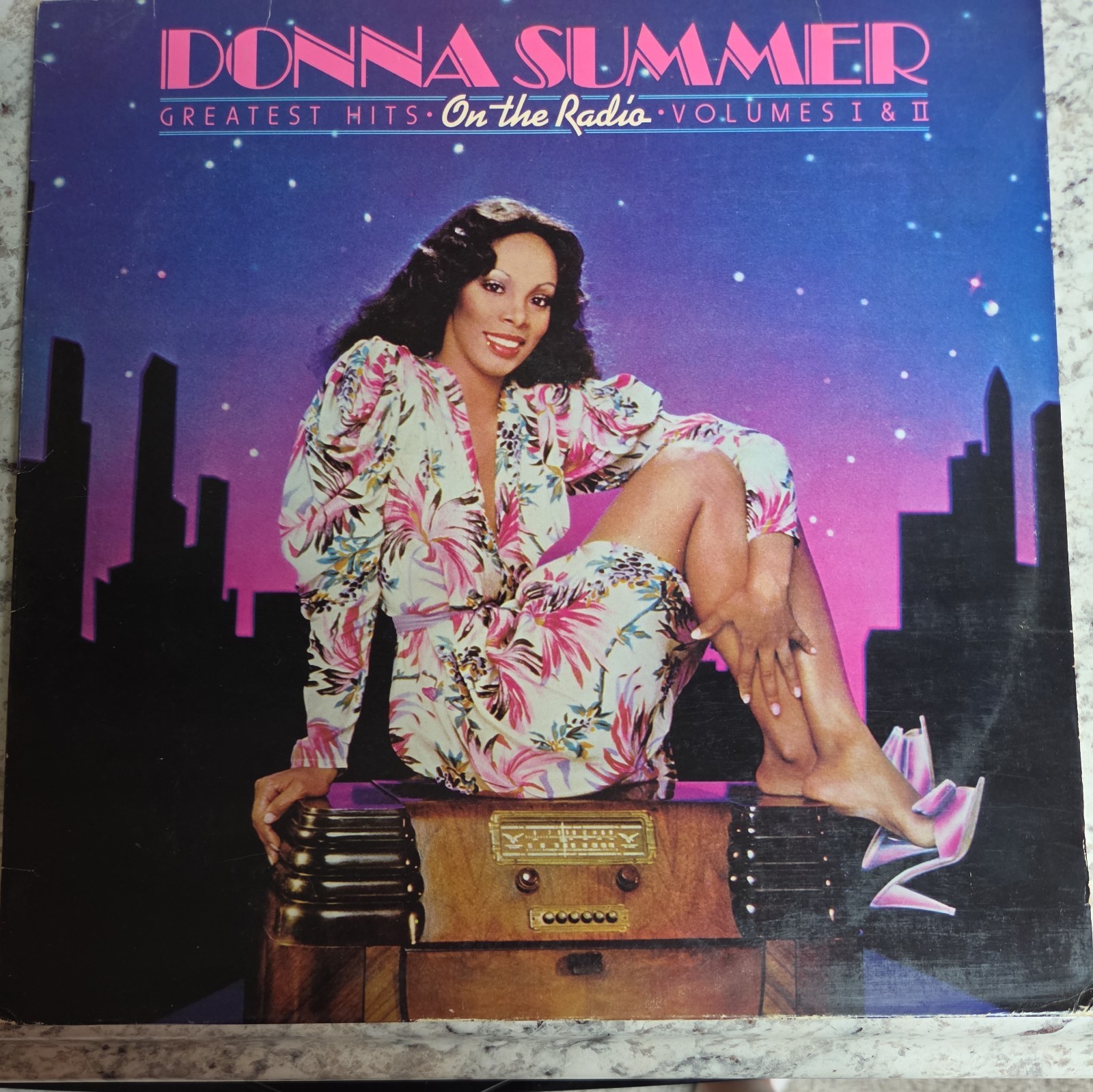 Donna Summer On The Radio Greatest Hits Volumes I & II 2LP Vinyl Record POSTER