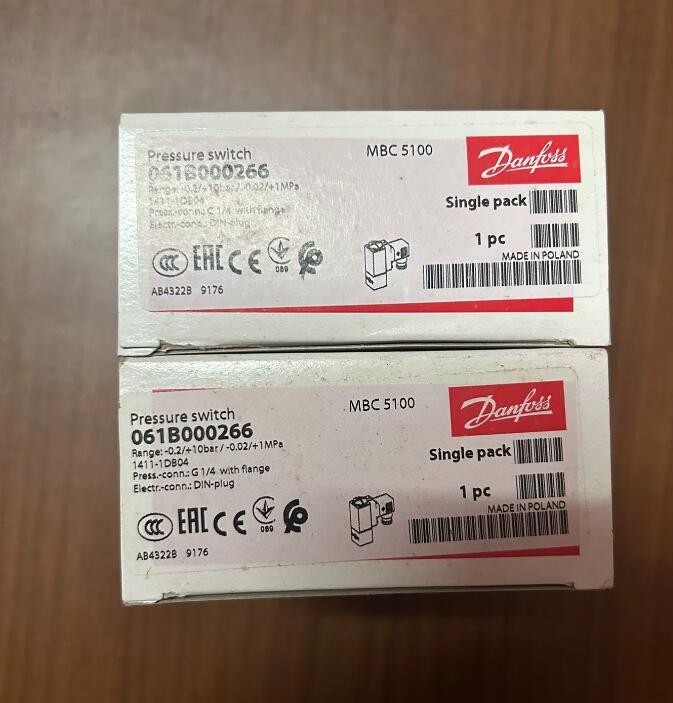 1PC Danfoss 061B000266 MBC5100 Brand New Pressure Switch DHL 1PC Danfoss 061B000266 MBC5100 Brand New Pressure Switch DHL