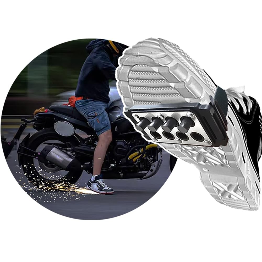 Upgrade 1/2PCS Reusable Motorcycle Sparks Shoe Covers, 2PCS and 16 consumables