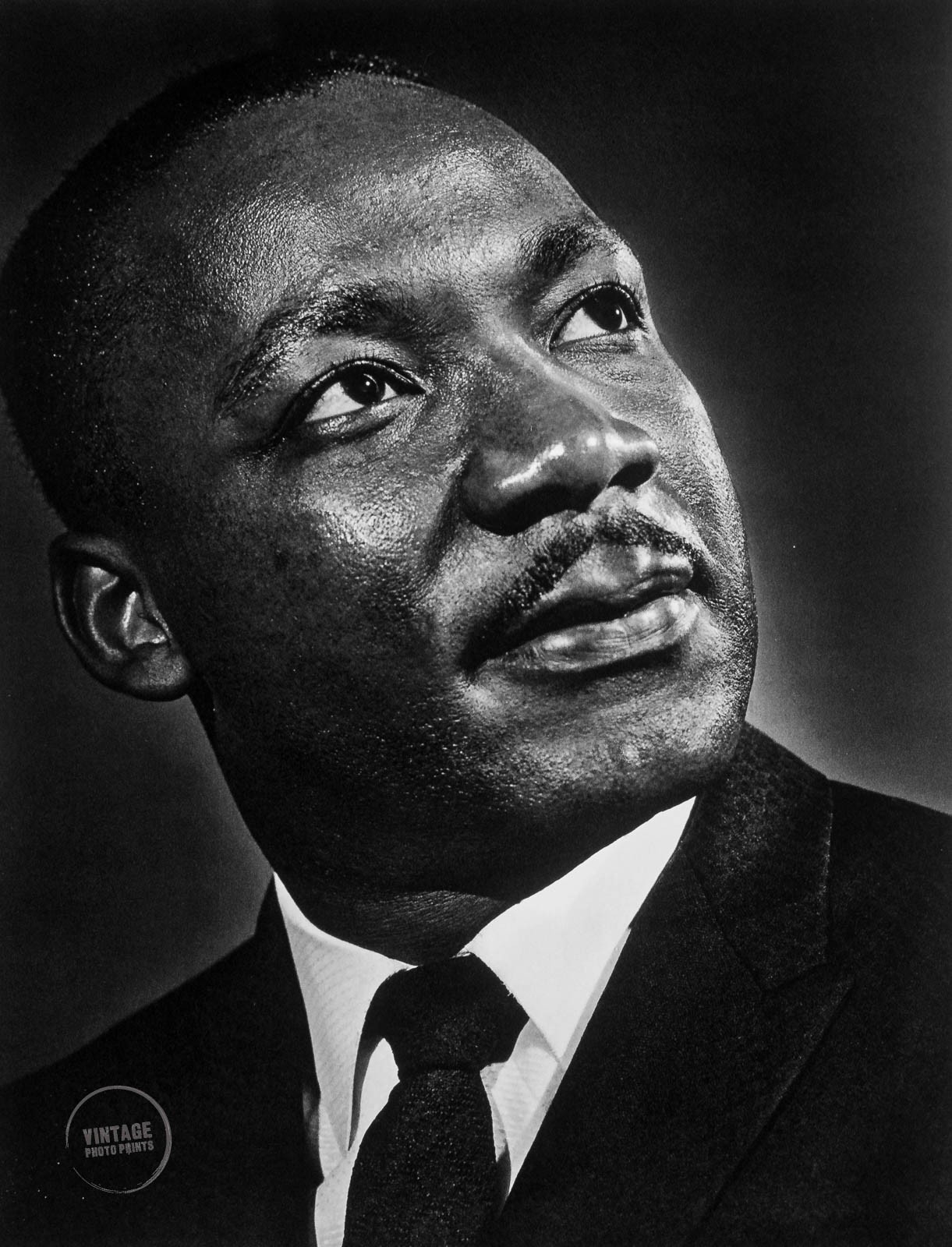 VTG Yousuf Karsh Martin Luther King Jr Portrait Photogravure Art 1962 Mat 14x18