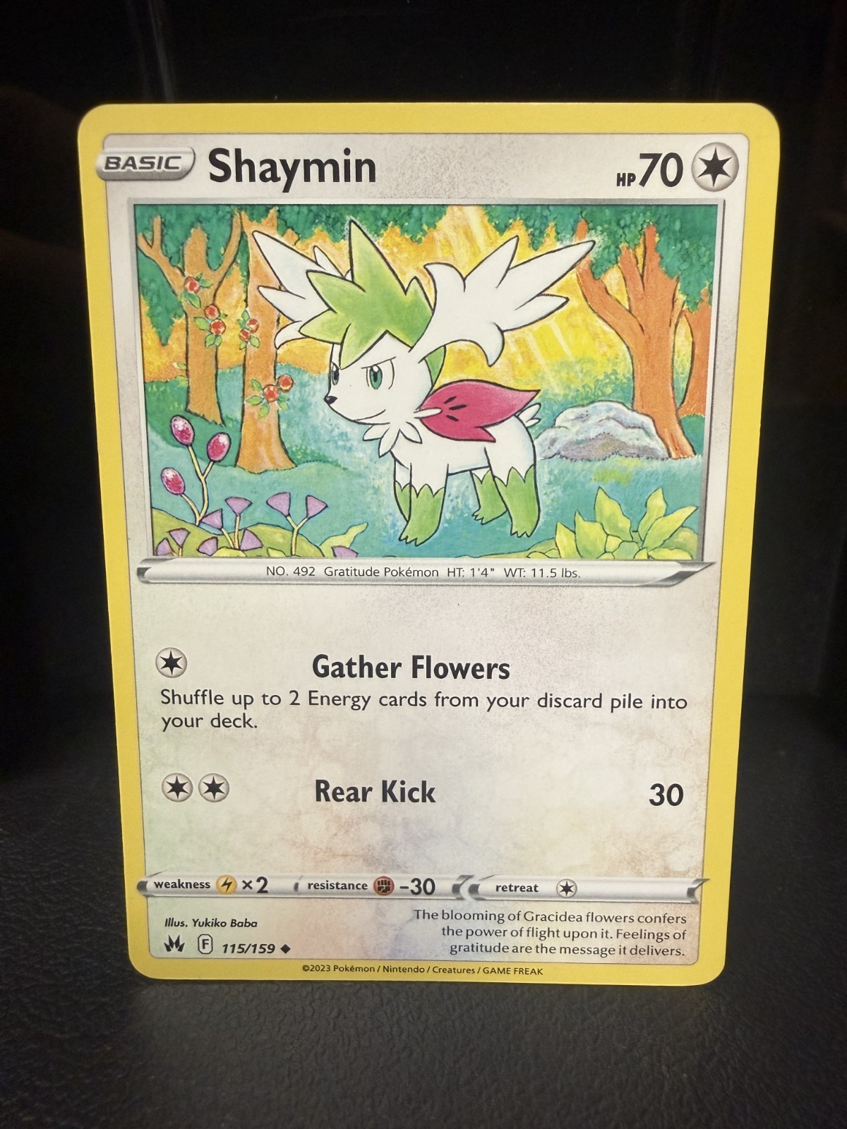 Pokémon TCG Pokémon Shaymin Shaymin Uncommon Regular 115/159