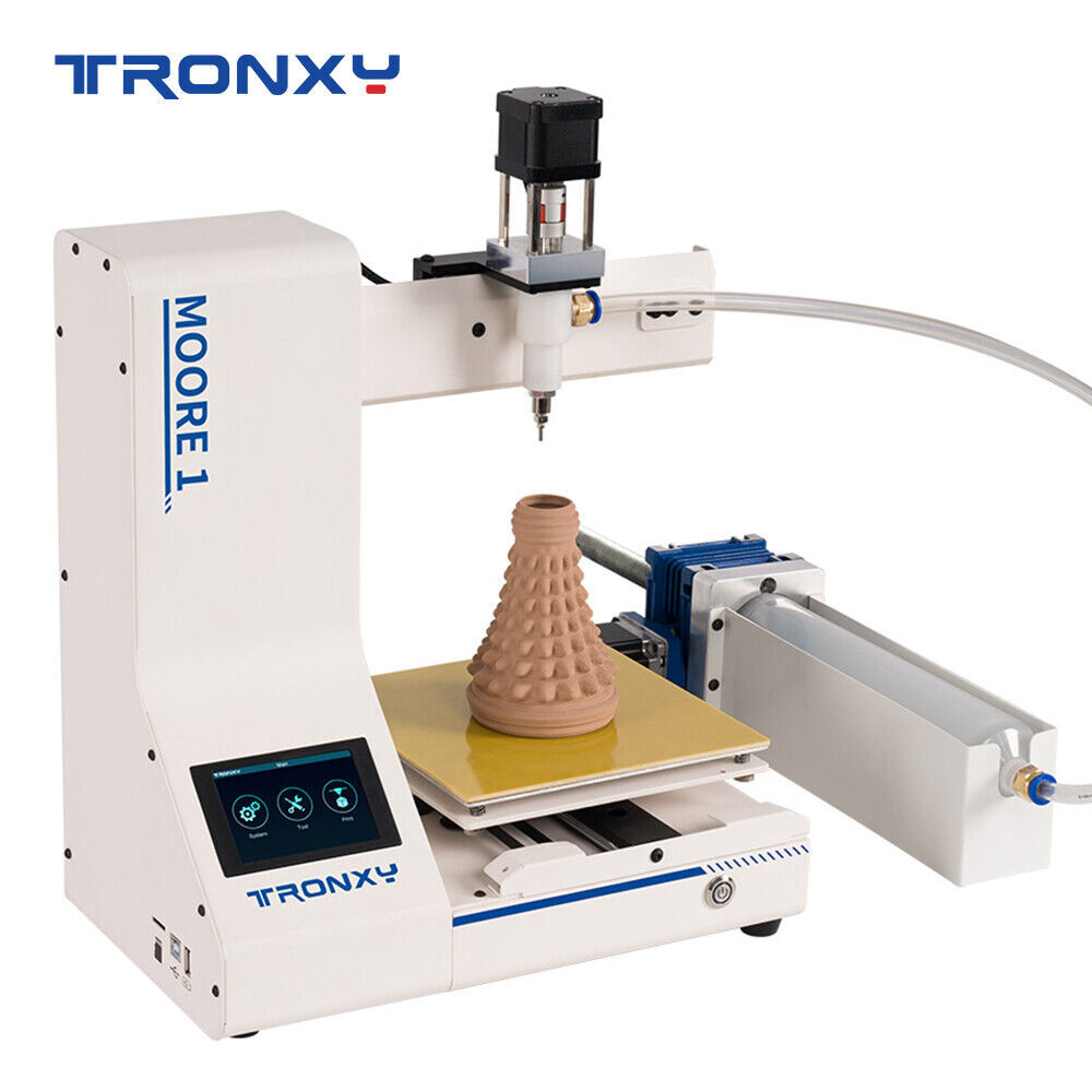 Tronxy Moore 1 Desktop Clay 3D Printer Ceramic REAL CLAY Printing With Syringe
