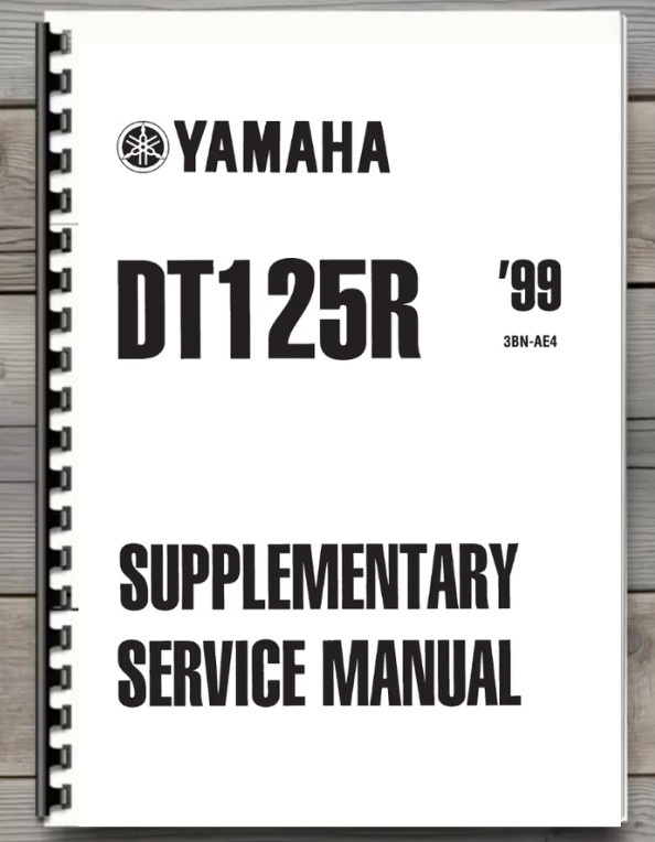 yamaha DT125R Supplementary Service Manual Comb Bound