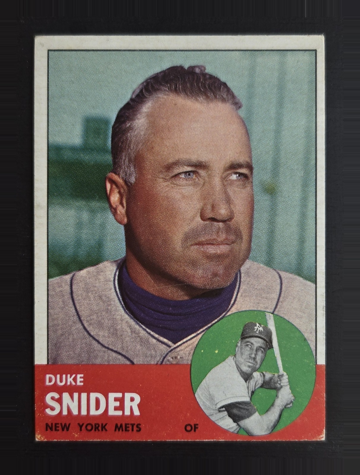 1963 Topps #550 Duke Snider (High #) - Hall of Fame - New York Mets - VGEX 1963 Topps #550 Duke Snider (High #) - Hall of Fame - New York Mets - VGEX
