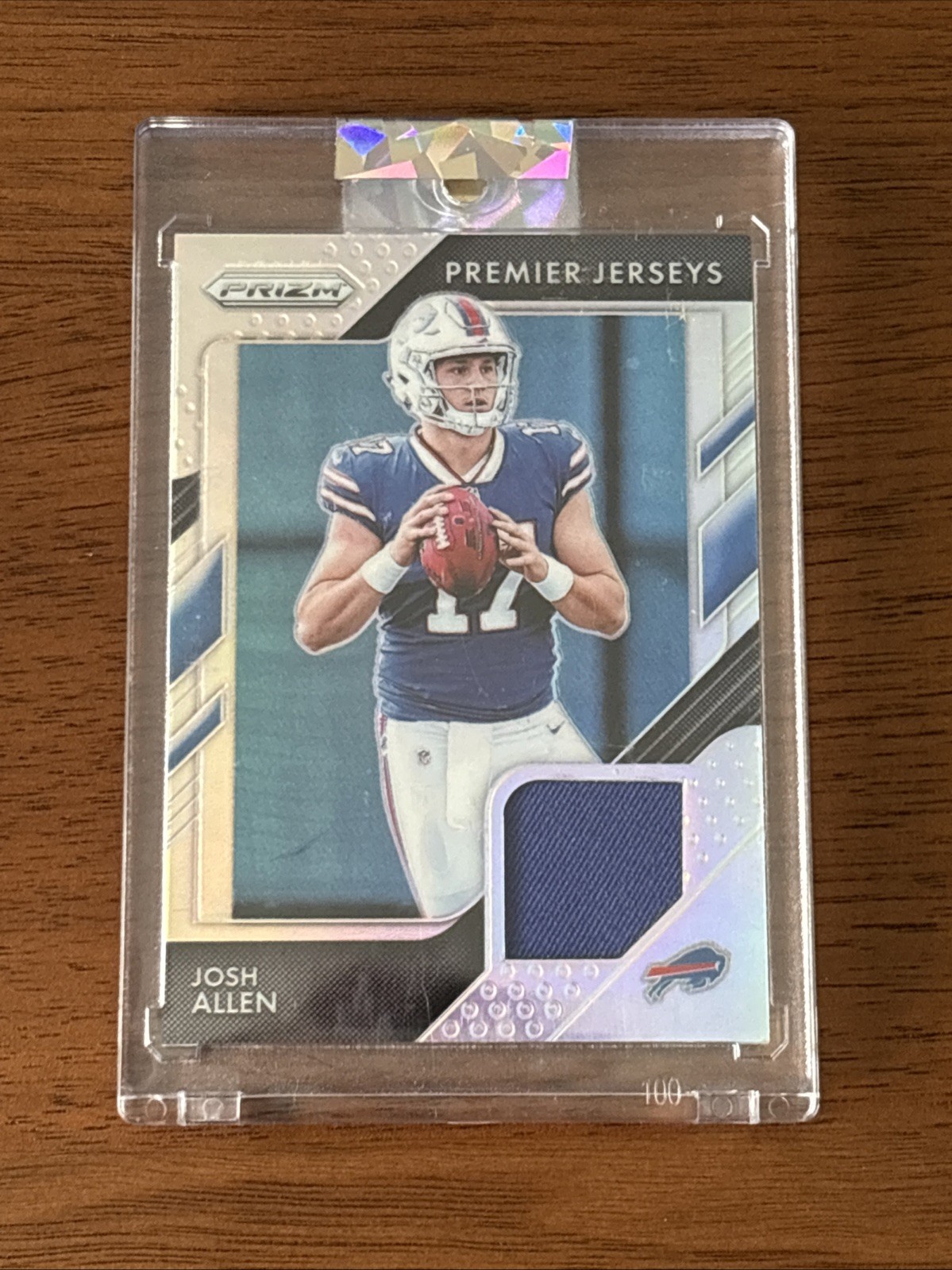 2018 Panini Prizm - Prizm Premier Jerseys Josh Allen #PP-5 (MEM, RC)