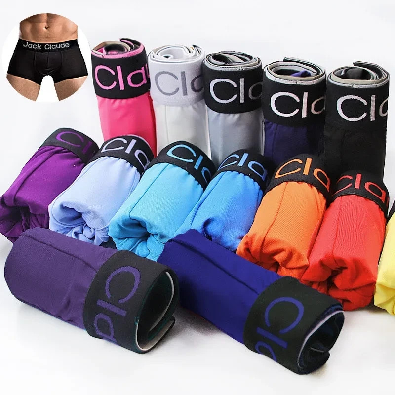 5PCS Jack Claude Men\'s Underwear Boxer Pants Fiber U Convex Bag Men\'s Shorts 5PCS Jack Claude Men\'s Underwear Boxer Pants Fiber U Convex Bag Men\'s Shorts