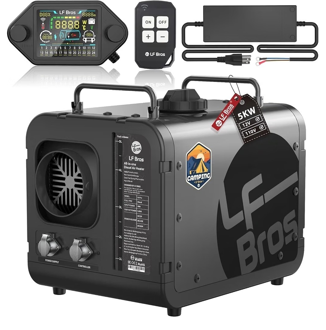 Parking Heater Lf Bros N2pro 12V/110V 5KW  with Plateau Mode, Timer & Thermostat