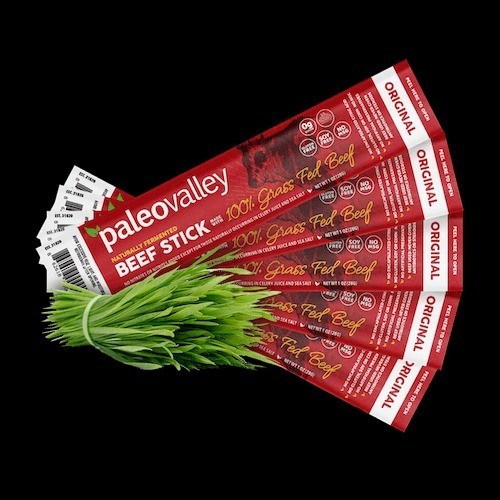 Paleovalley: 100% Grass Fed Beef Sticks 10 Count - Choose your flavor