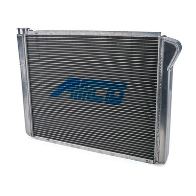 AFCO Racing 80103N-U, One Radiator 26 in W x 19 in H x 3 in D Driver Side Inlet AFCO Racing 80103N-U, One Radiator 26 in W x 19 in H x 3 in D Driver Side Inlet