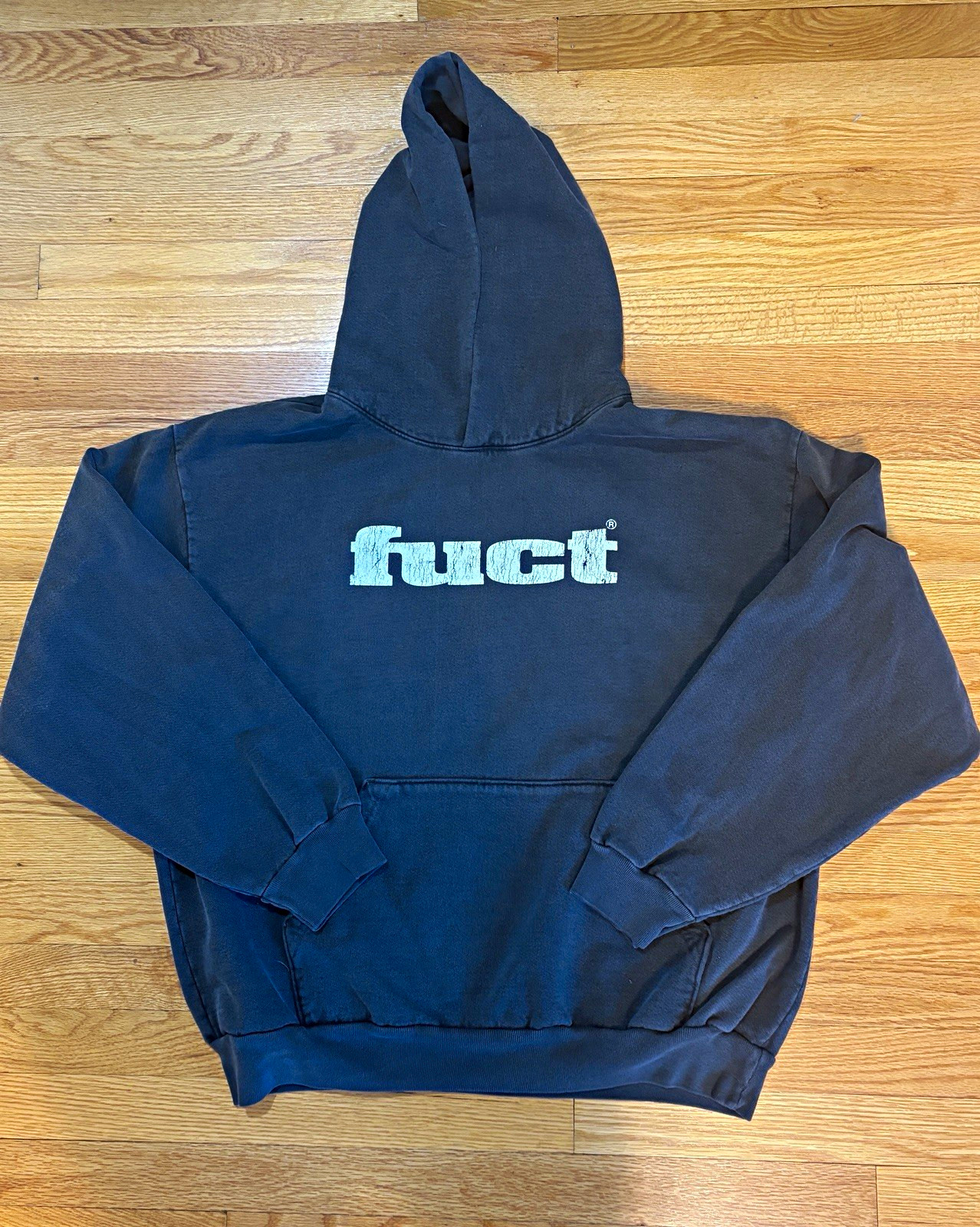 FUCT_Vintage OG Logo Pullover Hoodie / Black (FW26) Made in USA