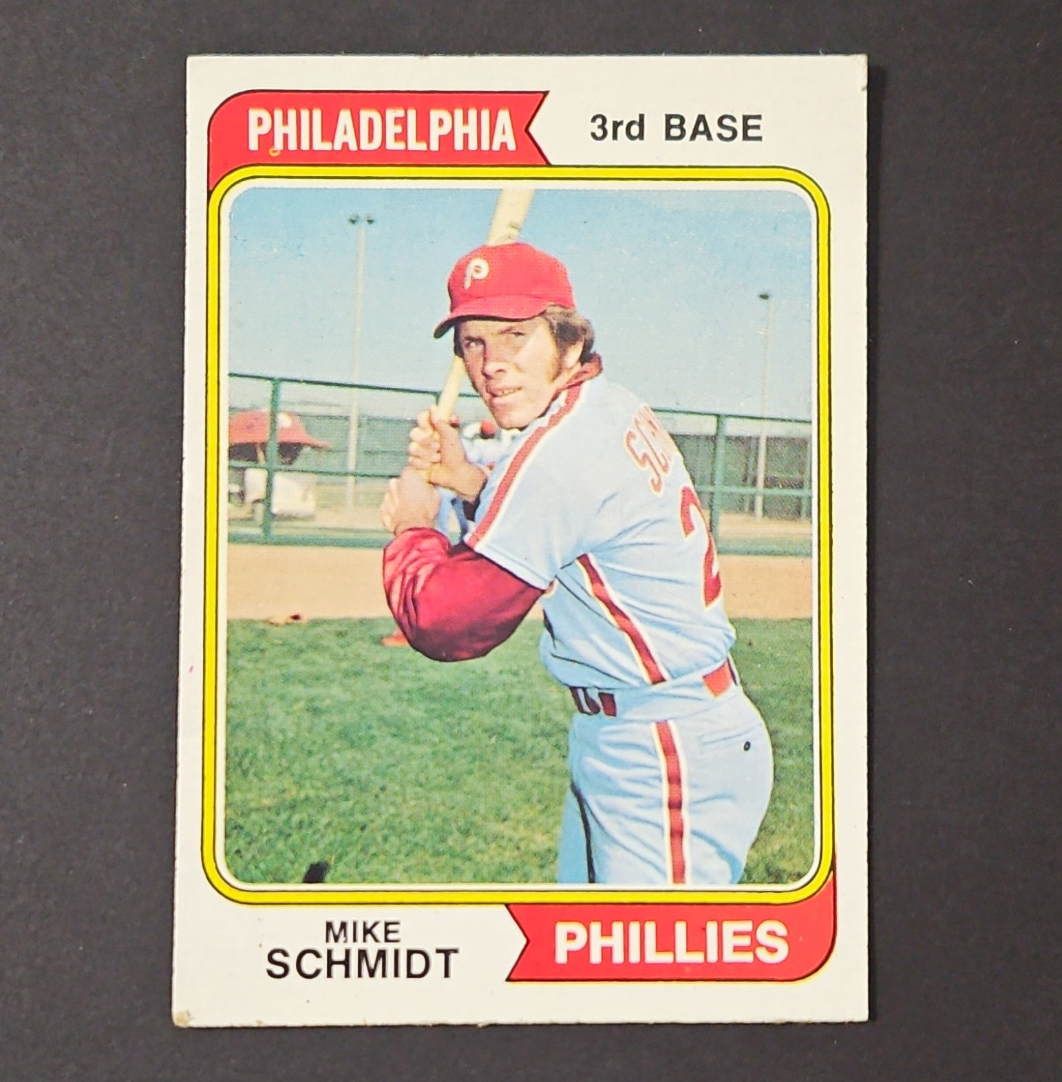 Topps 1974 Topps Mike Schmidt #283 Philadelphia Phillies Base Set Card