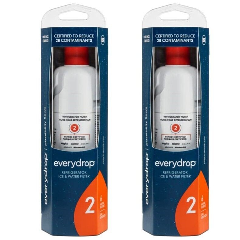 2PACK W10413²645A EDR2²RXD1 Filter 2 9082 Refrigerator Ice Replacement Sealed US