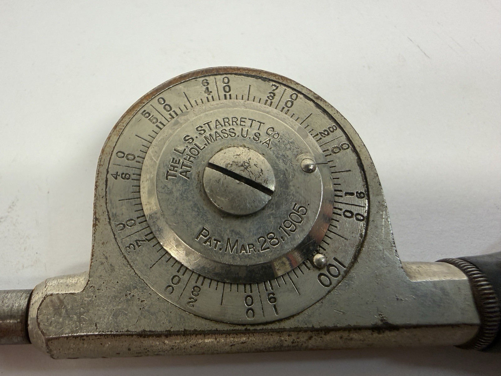 Antique William Lang Speed Indicator RPM Counter Machinist Tool Pat 1882