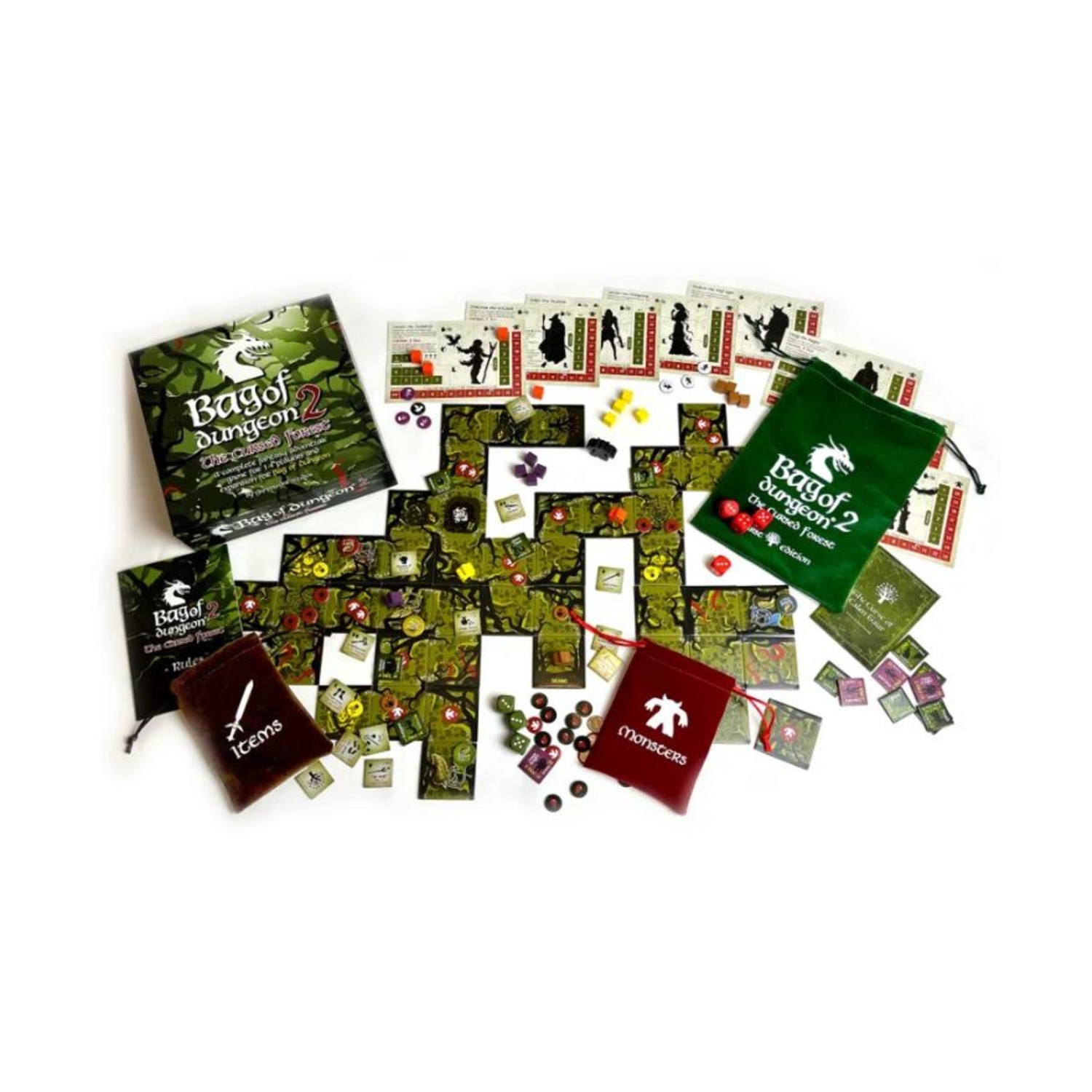 Gunpowder Studios Board Game Bag of Dungeon 2 Box VG+/NM Gunpowder Studios Board Game Bag of Dungeon 2 Box VG+/NM