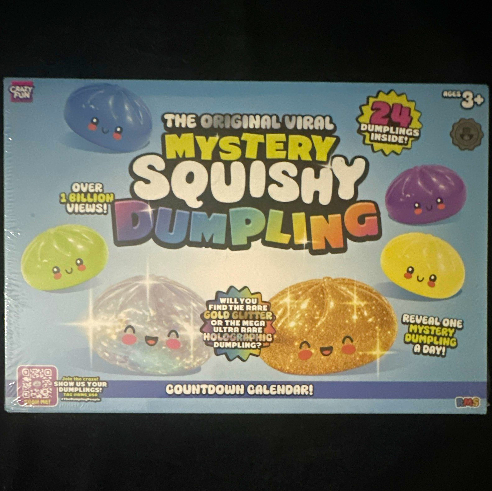 Crazy Fun Mystery Squishy Dumpling Countdown Calendar 25 Dumplings 3+ Crazy Fun Mystery Squishy Dumpling Countdown Calendar 25 Dumplings 3+