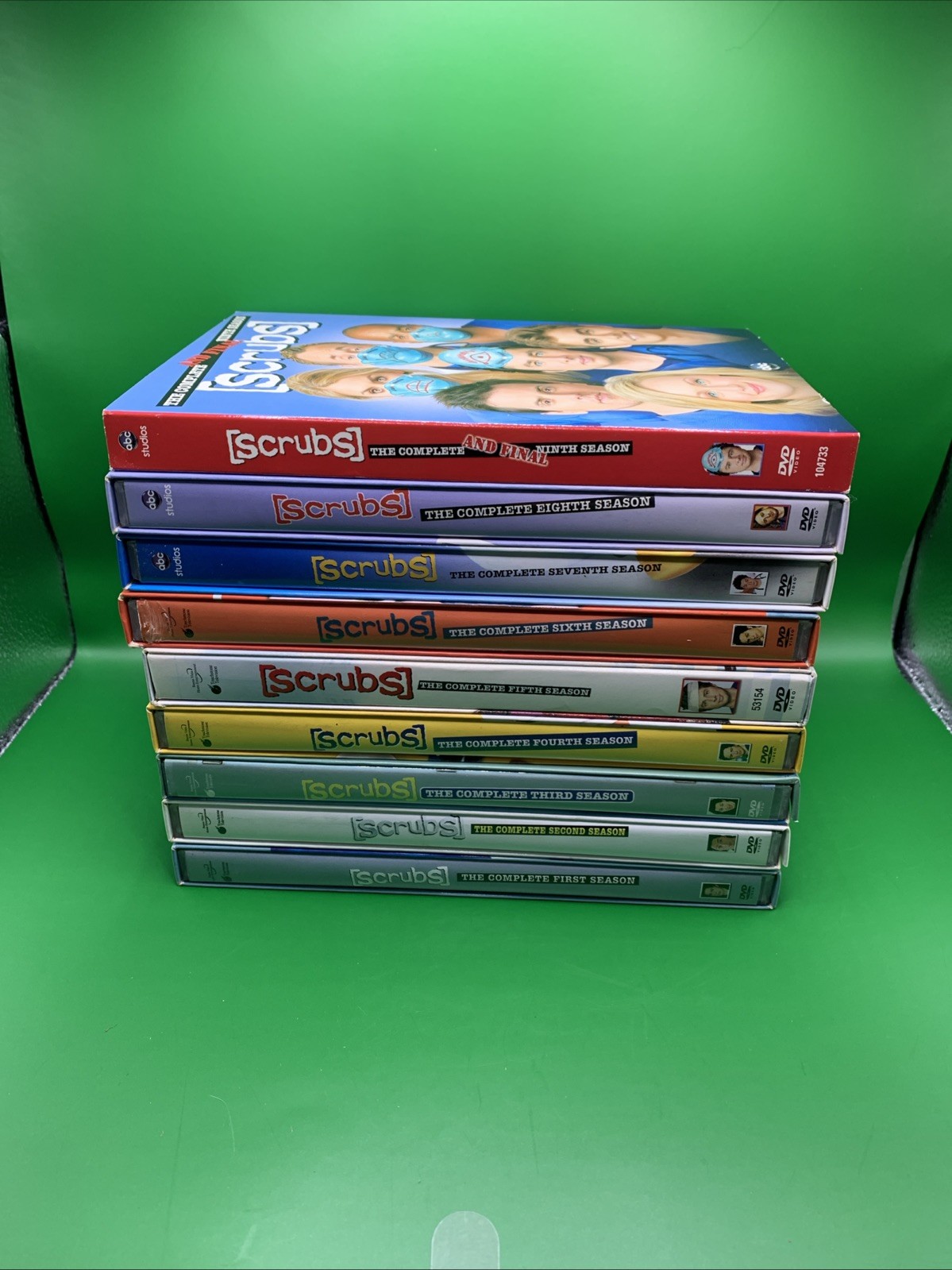 Scrubs The Complete Series 1-9 DVD Boxsets Seasons 1 2 3 4 5 6 7 8 9 lot