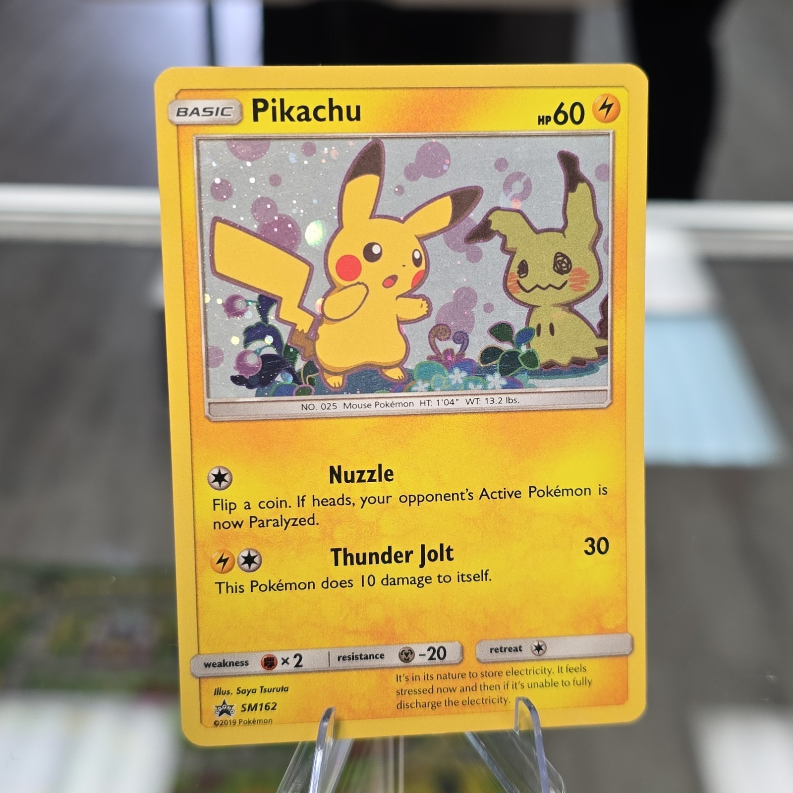 Pikachu 2019 Pokemon Sun Moon Team Up Promo #SM162 Pikachu 2019 Pokemon Sun Moon Team Up Promo #SM162