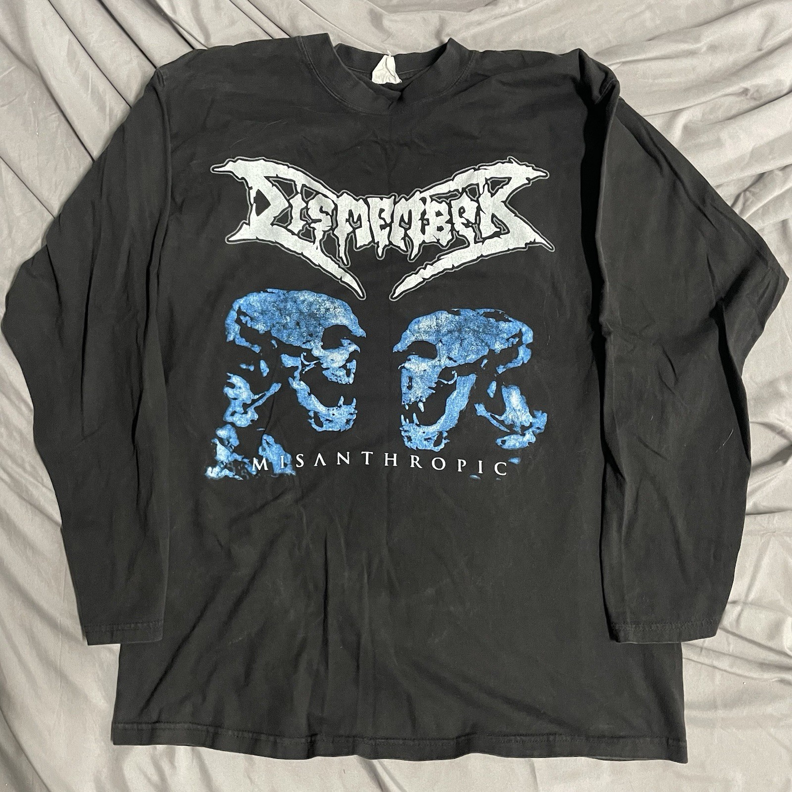 Vintage 2000s Dismember Misanthropic Death Metal Band Longsleeve Shirt M READ