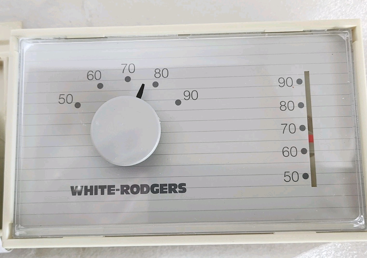 Vintage White-Rodgers Emerson 1D56W-347 Heat-Cool Thermostat NOS In Box 30V