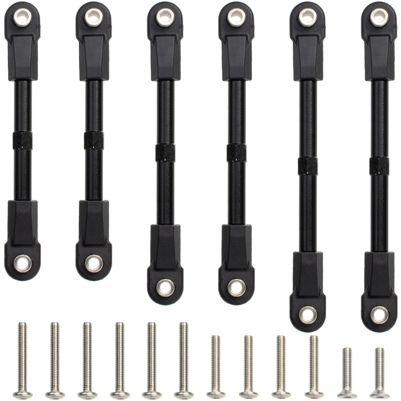 Aluminum Adjustable Turnbuckle & Camber Link Set for Traxxas Slash/Rustler/Hoss