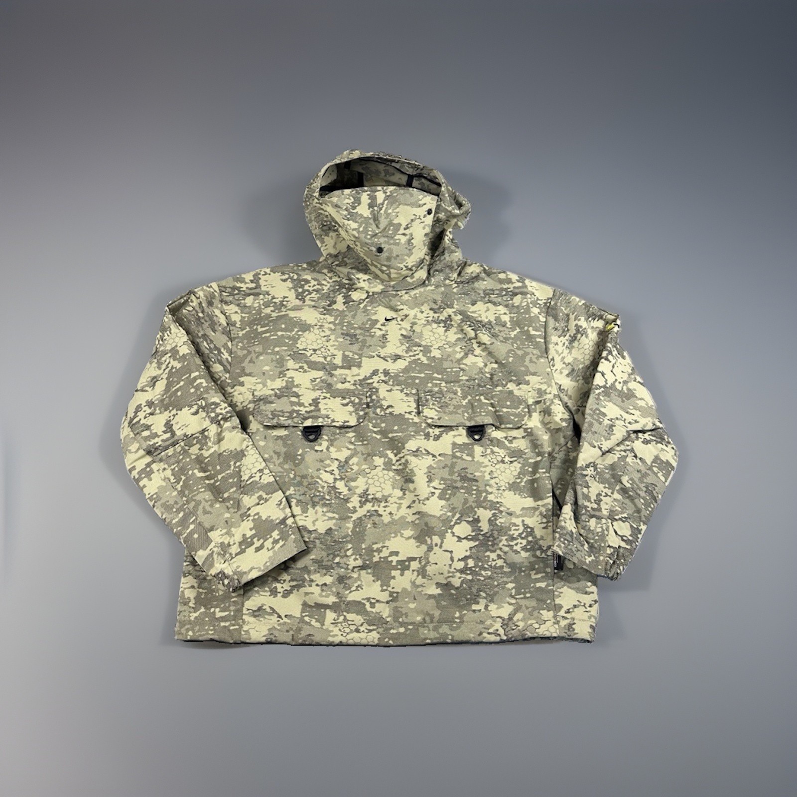 Nike Tech Woven CORDURA Jacket Camo Olive Black IF8494-276 Men’s Size Medium NWT