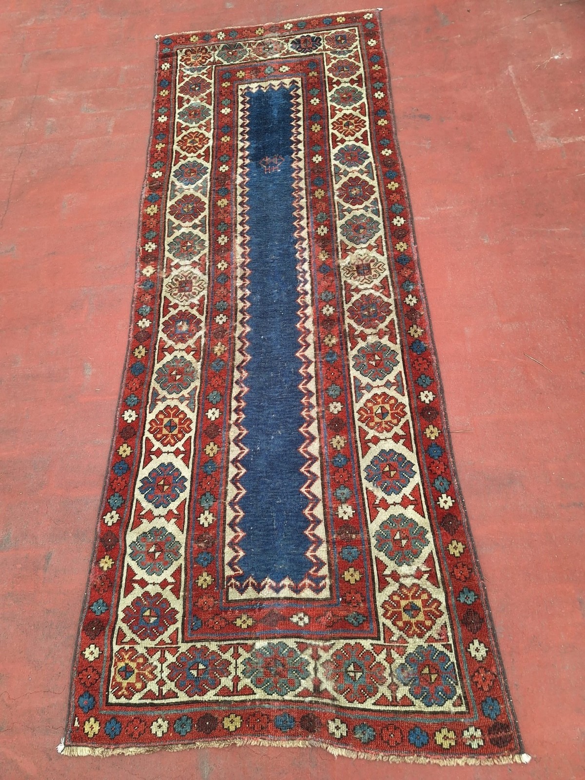 Antique Caucasian Talish long  Rug