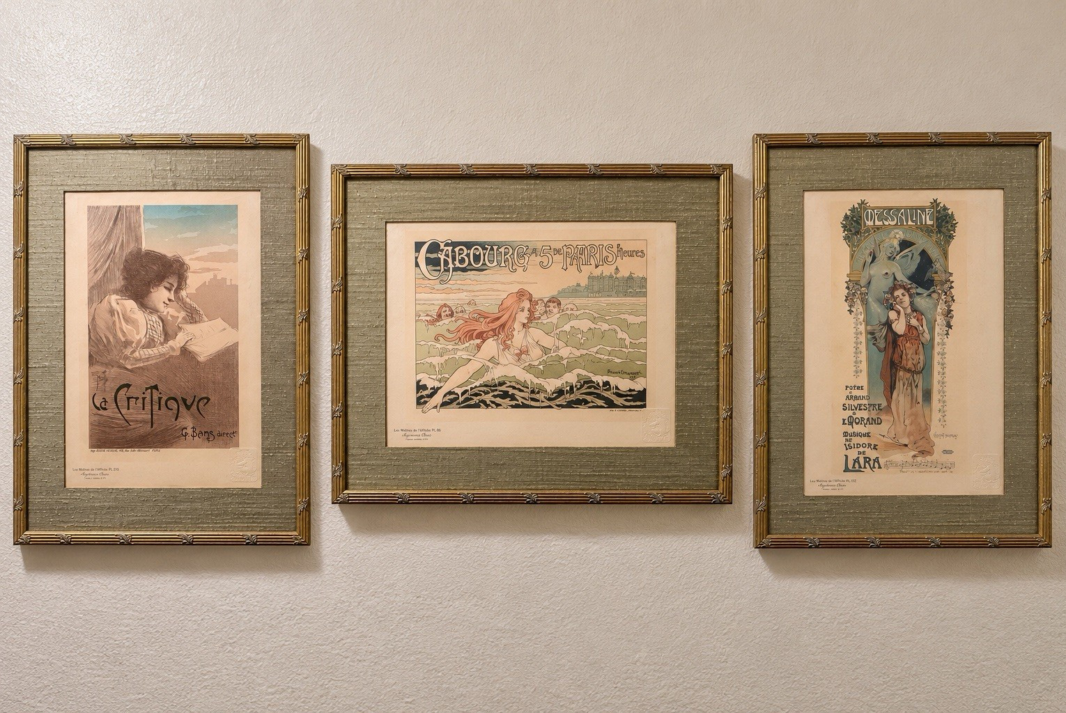Original Les Maîtres de l’Affiche Lithographs – 1890s/1900 – Collection of 3