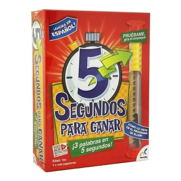 JUEGO 5 SEGUNDOS PARA GANAR - JUEGO DE MESA EN ESPAÑOL JUEGO 5 SEGUNDOS PARA GANAR - JUEGO DE MESA EN ESPAÑOL