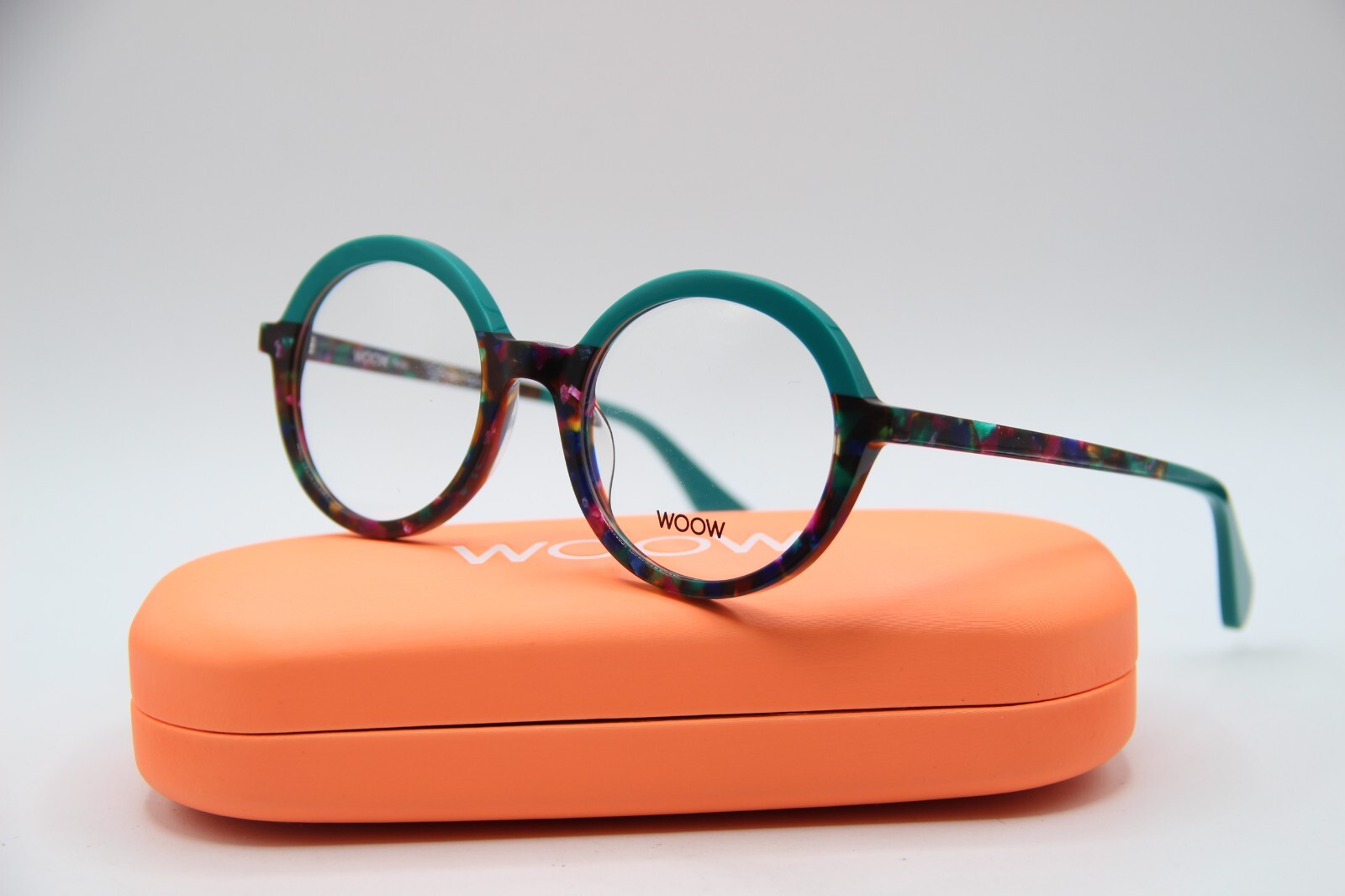 NEW WOOW LOOK UP 1 COL 0197 DP TORT GREEN AUTHENTIC EYEGLASSES W/CASE 50-20