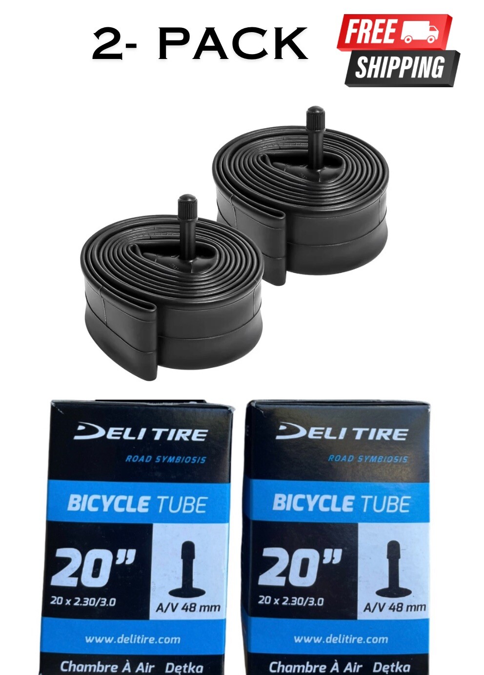2 Pack Inner Tubes 20\ 2 Pack Inner Tubes 20\