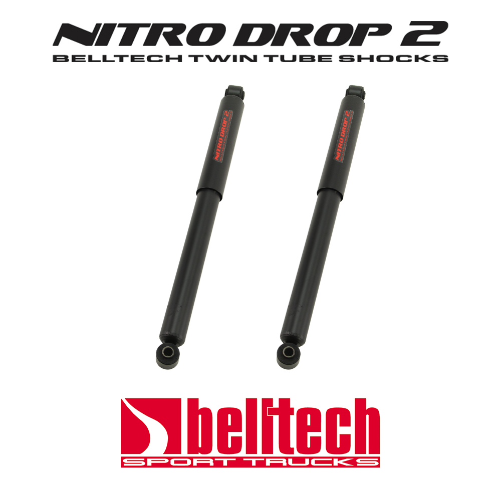 For Silverado Sierra Nitro Drop 2 Rear Shocks Absorbers 5