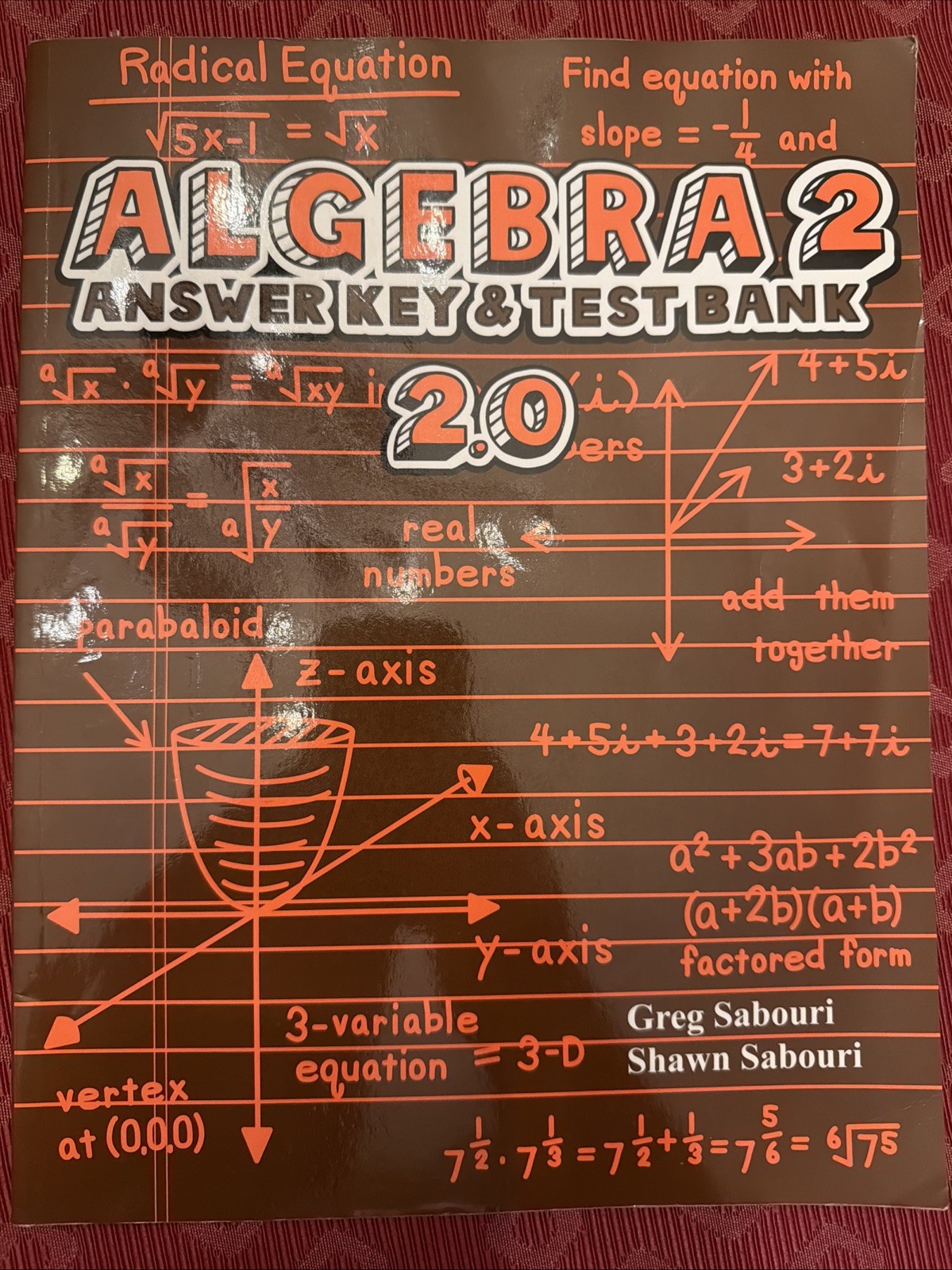 Algebra 2 Answer Key & Test Bank: A Teaching Textbook